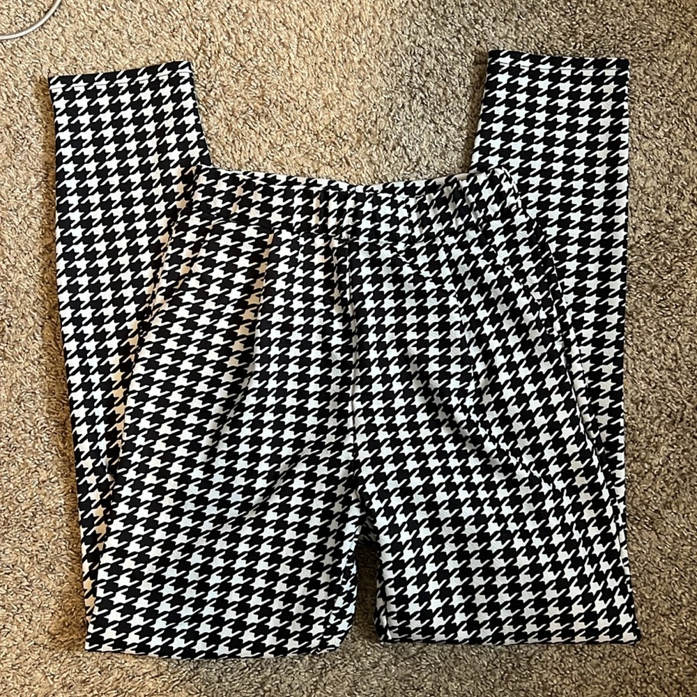 Sweaty Rocks Houndstooth Print Pants